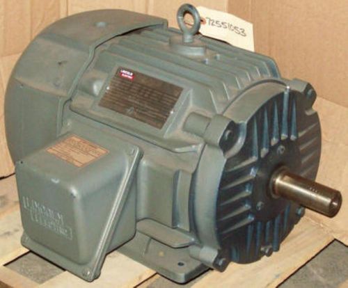 Lincoln 3 hp 1165 rpm tefc 213t 230/460 electric motor for sale