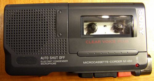 Sony  microcassette transcription recorder M-450