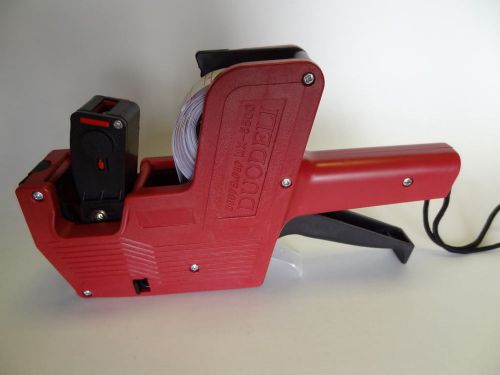 Price Gun RED Labeler MX5500 Duodeli Single One Line Roll Labels Ink Roller