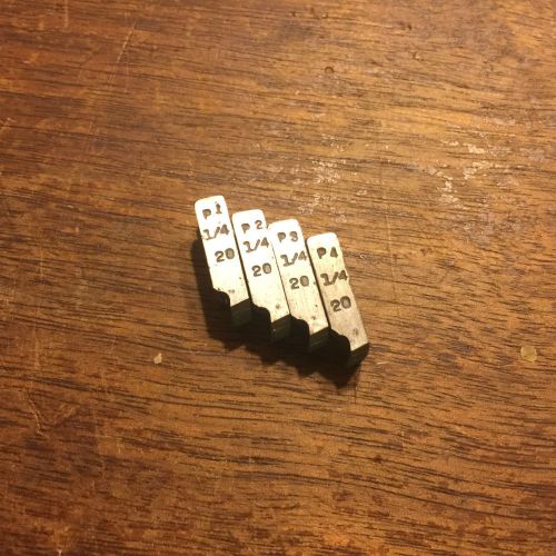 TRW 5/16&#034; DS Super-Pro 1/4&#034; - 20 Chasers Set of 4