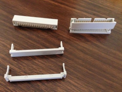 Lot of 240 MHC 34 Connectors, 2.54mm pitch IDC FC Female Header, New, White