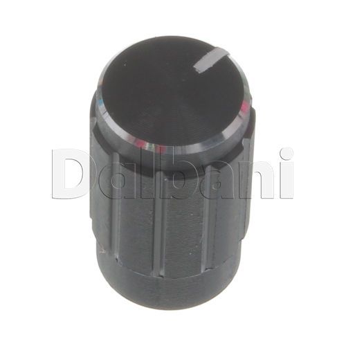 20-05-0018 new push-on mixer knob black metallic 6 mm metal for sale
