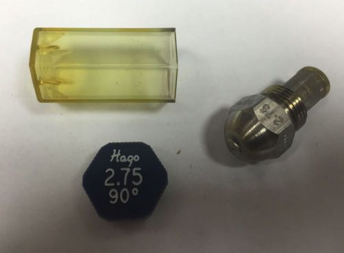 HAGO 2.75 GPH 90 DEGREE SS SEMI SOLID NOZZLE (27590SS, 030G2393)