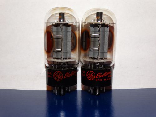 2 x 6l6gc g.e. tubes *dd getters*matched*=5300&amp;5600umhos for sale