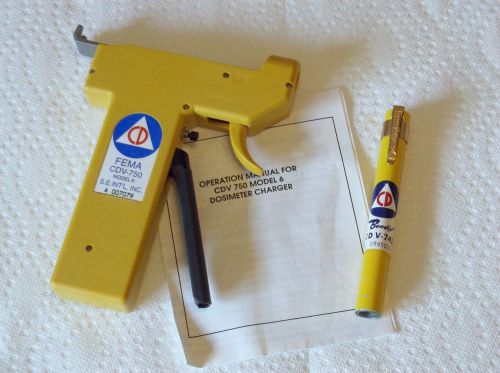 Doomsday Prepper Radiation Dosimeter Charger Tool Kit No Batteries Required VHTF