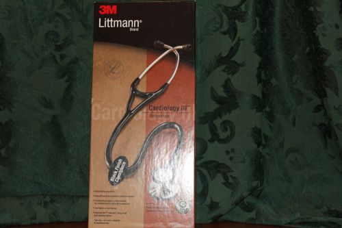 3M Littmann Cardiology III Stethoscope Black Edition 27&#034; Tube New Box Sealed