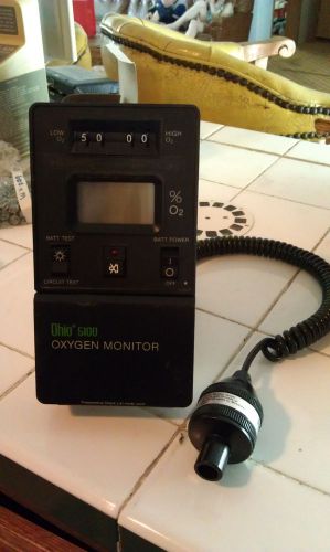 SALE! Ohio 5100 Oxygen Monitor with sensor cable Datex Ohmeda 5120 FREE SHIPPING