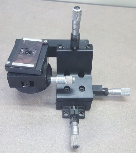 NEWPORT MODEL 460 XZ Series AXIS OPTICS POSITIONER WITH extended Stage