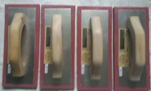 BLUE HAWK 9.5&#034;X4&#034; RED RUBBER GROUT FLOAT  set of 4