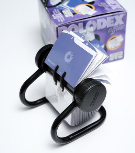 New Rolodex Q67236AS Office Covered Card File Alphabet Dividers and Cards