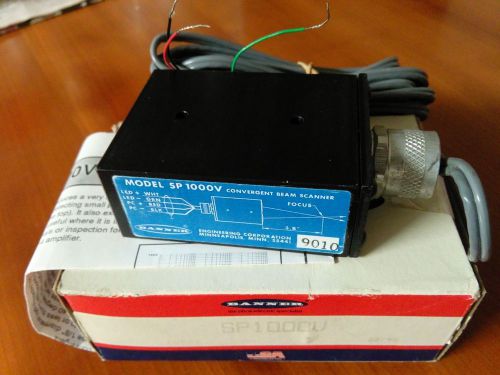 BANNER ENGINEERING SP1000V CONVERGENT SENSOR, NEW IN BOX, FREE SHIP