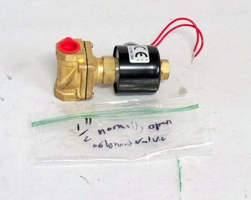Gas water air flow valve control 1/2&#034; normally open no solenoid valve 12vdc for sale