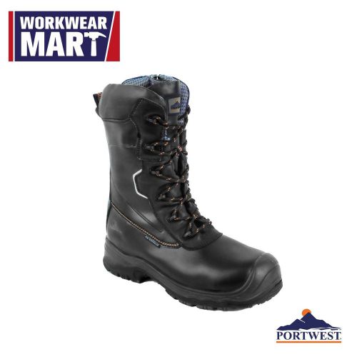 Men&#039;s Boots Safety Work Shoe CompositeLite Traction 10 inch, Portwest UFD01