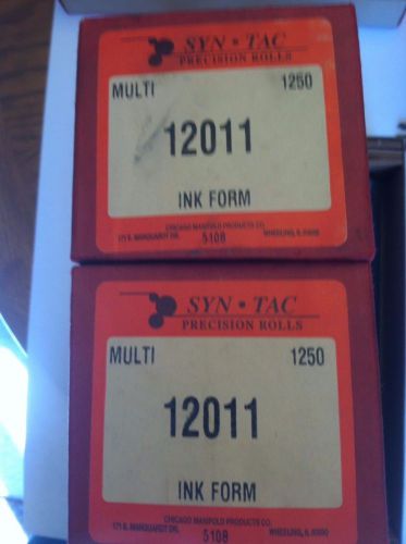 Lot of 2 Multilith 1250 Ink  Form Syntac Part # 12011