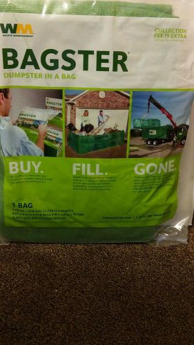 WM Waste Management Bagster  Dumpster in a Bag 3CUYD 606 Gal, 3300 Lbs New