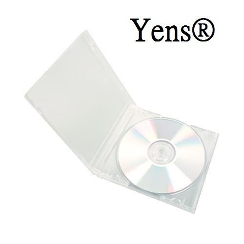 Yens® 100 pcs New Clear Single Standard CD DVD Jewel Case 10.2mm  100#10CCD1