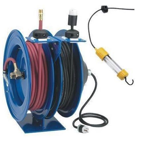 Hose reel air &amp; electric - 300 psi capacity - 3/8&#034; x 50&#034; capacity for sale