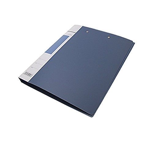 Uxcell uxcell economical double-lever clamp document file folder, blue for sale