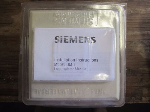 Siemens LIM-1 Loop Isolator Module Fire Safety Signaling Device NEW JS