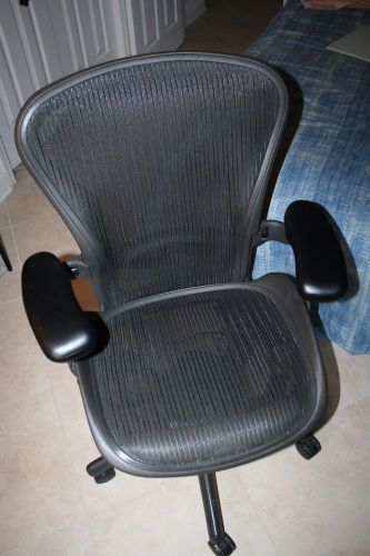 Herman Miller Aeron Chair Size B Graphite Frame (for local pickup only)