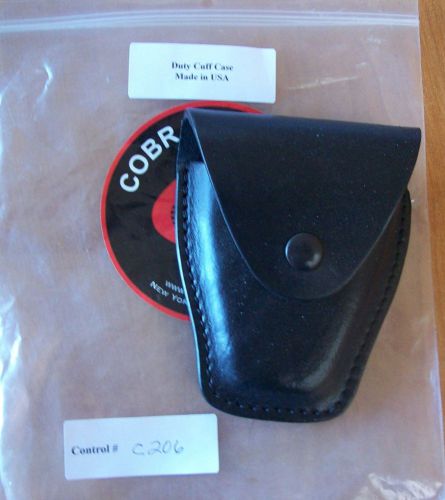 Cobra Molded Leather  Duty Handcuff Case Fits 2 1/4&#034; Belt Black C206