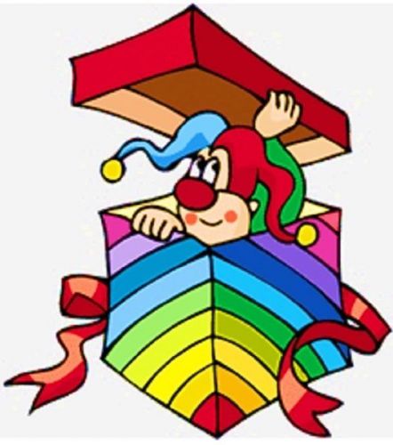 30 Custom Clown in a Box Personalized Address Labels