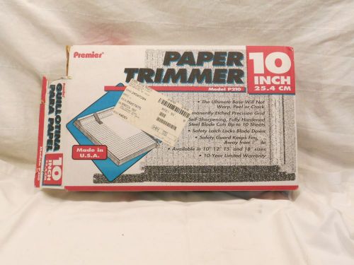 Premier 10&#034; paper trimmer, model p210 for sale
