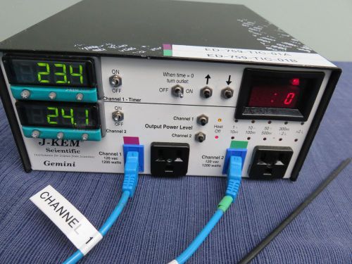 J-KEM GEMINI Dual Channel Digital Temperature Controller 2  Thermocouples