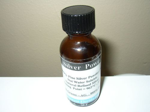 Silver Powder / Metal / 25 grams - 99.95% Pure Silver