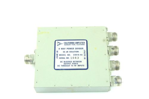 California Amplifier 4-Way Power Divider Model C4010-4A 55dB