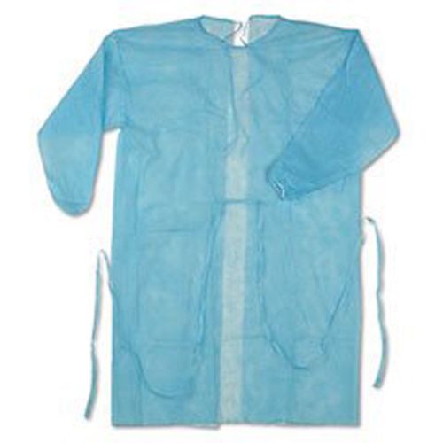 Disposable Blue Isolation Gown Size: Universal Pack of 5