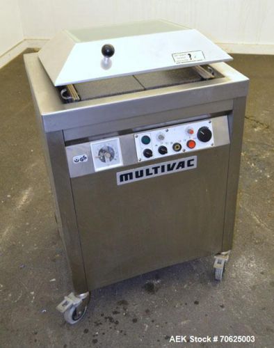 Used- multivac model a300/52 pouch sealer for vacuum / map (modified atmospheric for sale