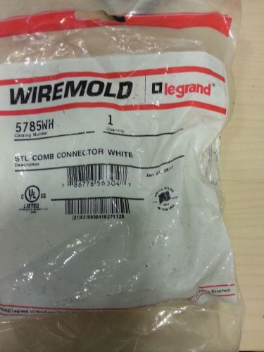 WIREMOLD (5785WH) STL COMB CONNECTER WHITE - NEW