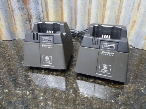 Lot of 2 ge personal radio chargers for ma/com com-net radios 19b801506p11 for sale