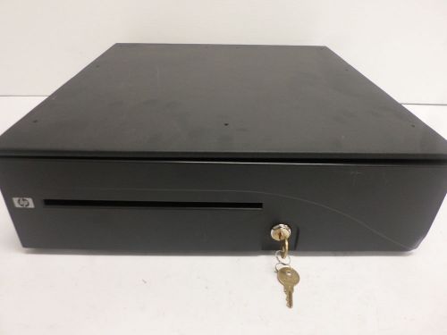 HP Heavy Duty POS Cash Drawer T400-2-CR1616 w/ Keys and Cable