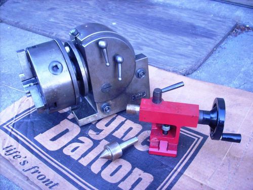 News Dividing Head 6 1/2&#034; 3-Jaws Chuck,with tail-stock and live-center