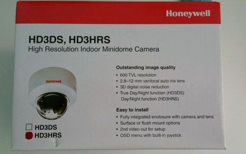 Honeywell High Resolution Indoor Minime Camera Model HD3HRS