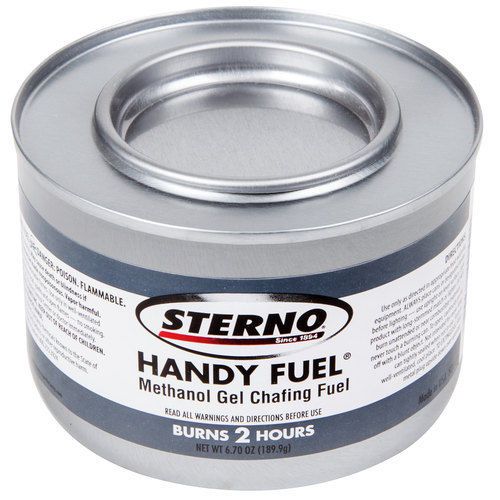 65 New Cans Sterno Handy Fuel Methanol Gel Chafing Fuel Burns 2 Hours 6.7oz