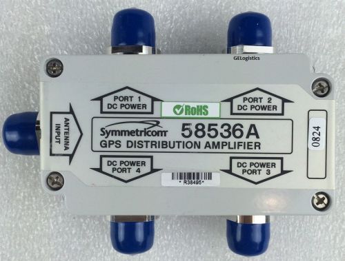 Symmetricom 58536A GPS Active Splitter, Distribution Amplifier for Base Stations