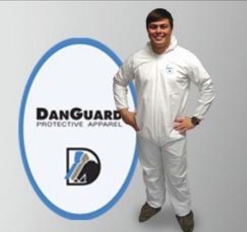 Daniel Safety DSP120 XXXXL DISPOSABLE COVERALLS WHITE