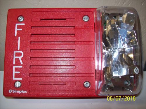 Simplex 4903-9144 25 Volt Fire Alarm Speaker Strobe 110 cd