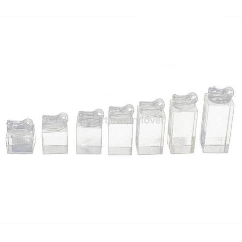 7x shop retail acrylic ring jewelry display stand holder showcase organizer for sale