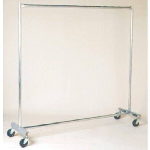 Heavy Duty Industrial Rolling Garment Rack - Holds up to 150 lbs in weight!