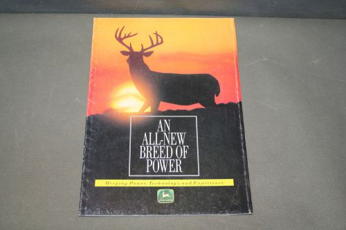 John Deere Models 6200 6300 6400 7600 7700 7800 Tractor Brochure With Fold Outs
