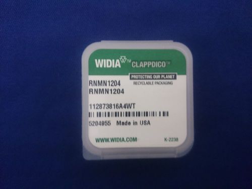Widia clappdico hand operating machine tools rnmn1204 ceramic insert 12.70x4.76 for sale