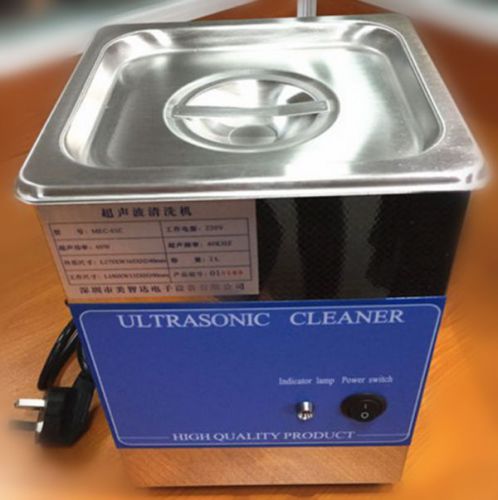 NEW Professional Stainless Steel Ultrasonic Cleaner For Metal Glass Jewelry 220V