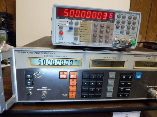 MARCONI 2018, 80 kHz - 520 MHz SYNTHESIZED SIGNAL GENERATOR WITH GPIB
