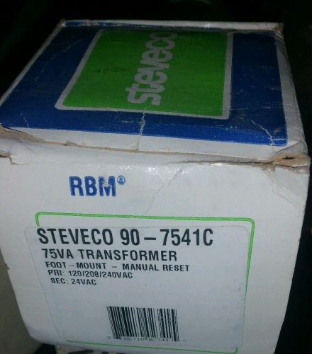 Steveco 90-7541c (75kva transformer pri 120v/208/240v ac sec 24v for sale