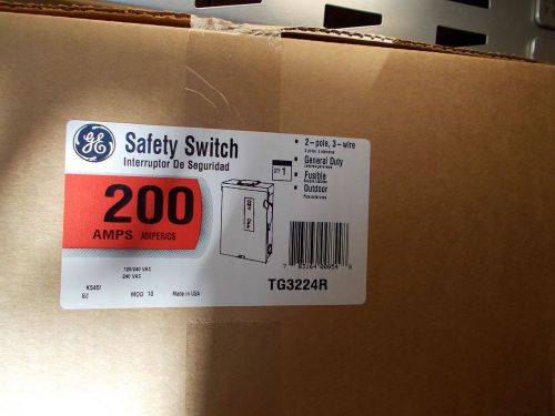 general electric TG3224R 200a 240v fusible outdoor disc