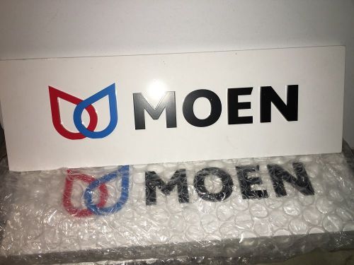 Lot 4 Moen Display Signs 8&#034; x 25&#034;